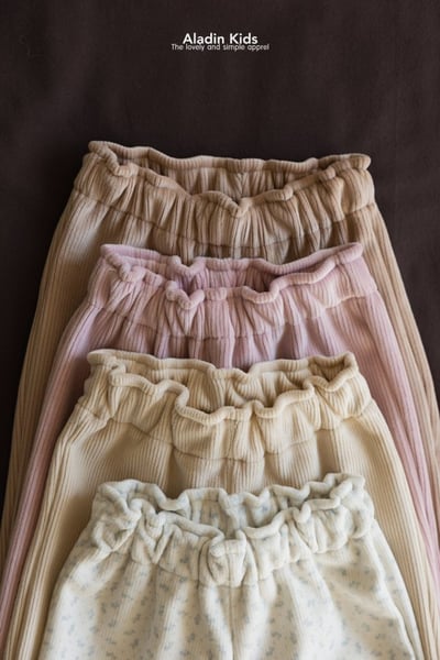 ALADIN04｜(75cm-114cm) 絲絨素面/碎花捲邊直筒褲3