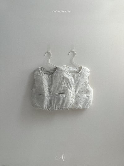 Atomeme40｜(70-110) 印花鋪棉背心1