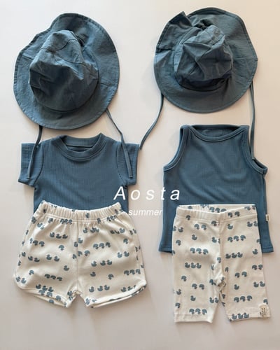 AOSTA09｜(6m-5y) 7色小標素色上衣18