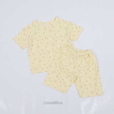 LIME&BLUE11｜(80-118cm)  黃油花居家服6