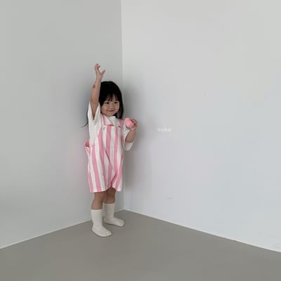 Fondue｜(80-90cm) 線條吊帶褲8