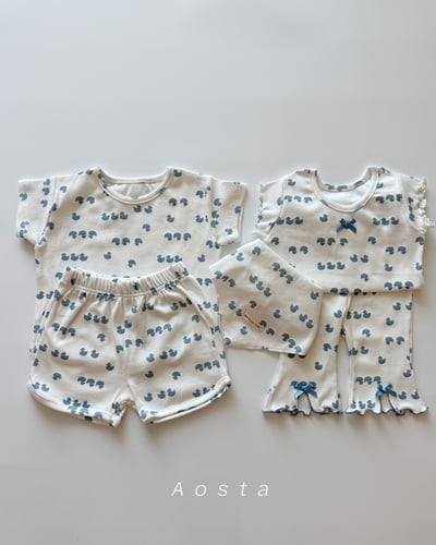 AOSTA43｜(6m-5y) 4款夏季羅紋短袖上衣13