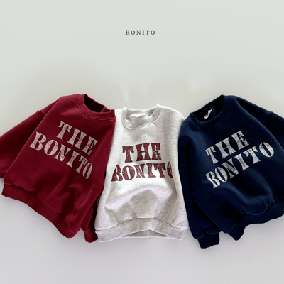 Bonito43｜(75cm-125cm-mom) logo簡約休閒上衣3