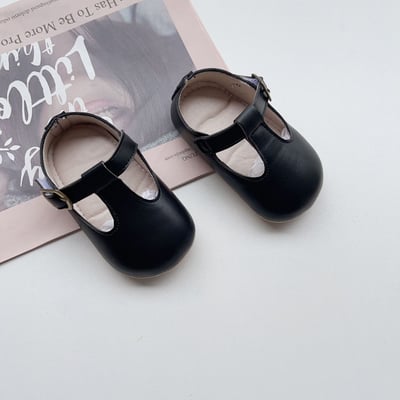 圓頭軟皮學步鞋8