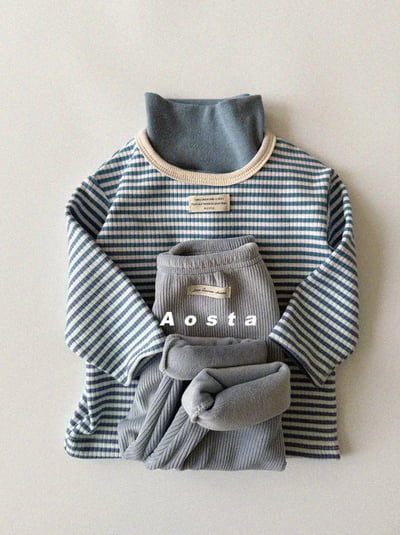 AOSTA57｜(6m-5y) 羅紋圓領上衣24