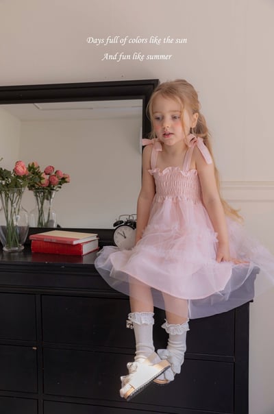 M-KIDS07｜(65-115cm) 浪漫綁帶洋裝16