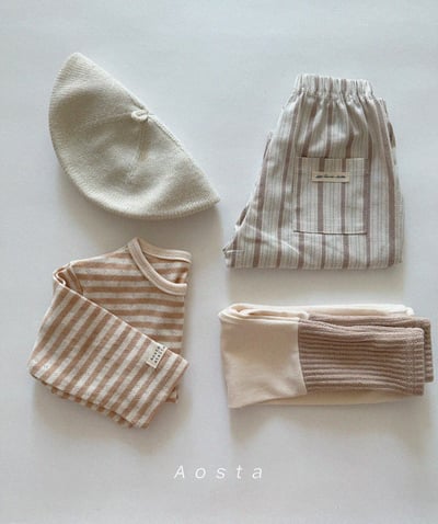 AOSTA37｜(6m-5y) 經典拚色緊身褲15