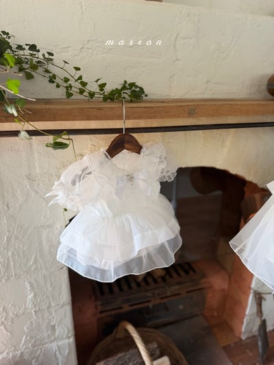 Marron04｜(3m-18m 1y-6y) 氣質蕾絲公主裙裝18