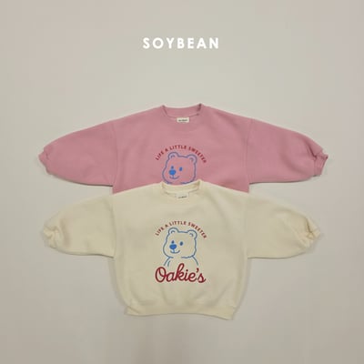 Soybean19｜(75cm-118cm) 小熊印花休閒上衣3