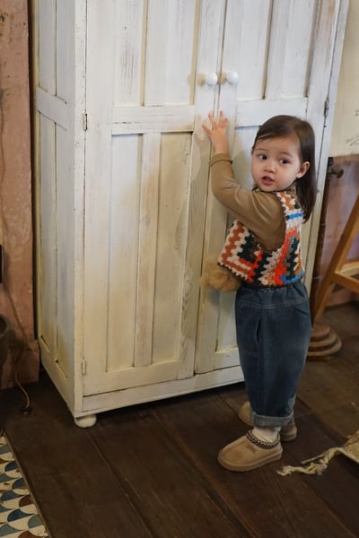 onu 20｜(70cm-115cm) 北歐花紋針織背心13