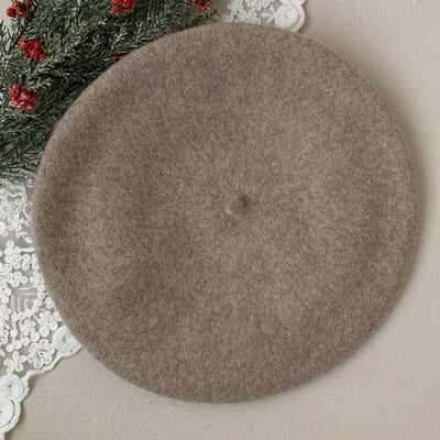 Oottbebe56｜(3y-6y  Free)  冬季羊毛貝雷帽10