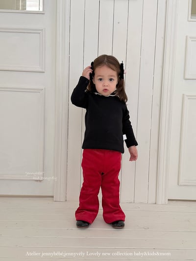 JE 424｜(80-110cm)  絨毛小喇叭長褲15