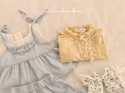 Valubebe 45｜(65-90cm) 花邊鈕釦外套6