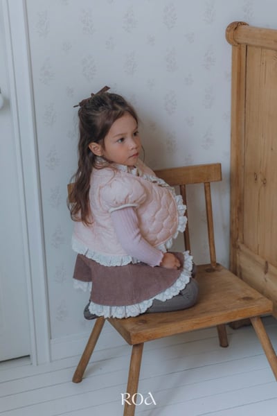 ROA25｜(80cm-120cm) 2色蕾絲拼接棉質短裙11