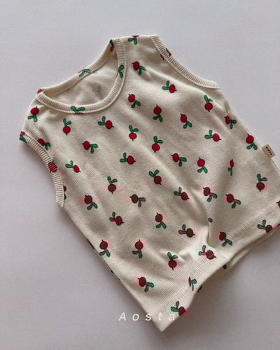 AOSTA48｜(6m-5y) 4款羅紋無袖背心7