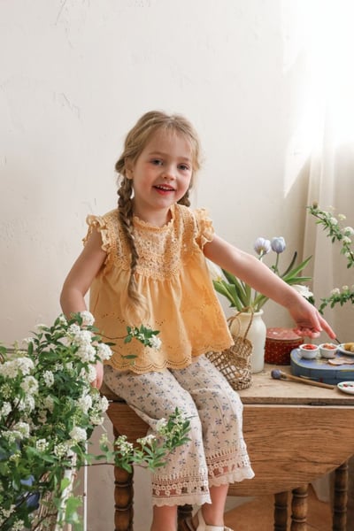 FLO29｜(75-140) 鏤空蕾絲邊背心7