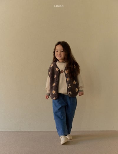 Lindo36｜(80cm-125cm) 經典直筒牛仔褲12