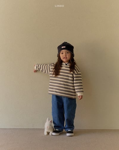 Lindo36｜(80cm-125cm) 經典直筒牛仔褲6