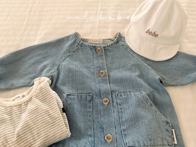 Valubebe50｜(65-80) 牛仔棉連身衣17
