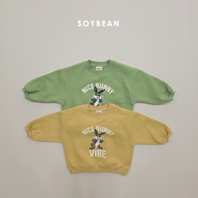 Soybean27｜(75cm-118cm) 小兔印花休閒上衣12