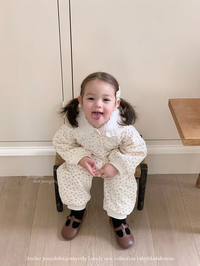 JE 620｜(73-100cm)  小碎花連身服10