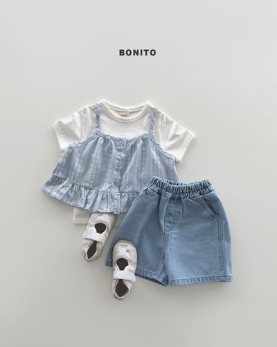 Bonito29｜(75cm-125cm) 2色排釦吊帶蛋糕背心9