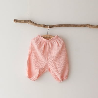 LEMONADE12｜(55cm-85cm) 6色棉麻素面束口褲8
