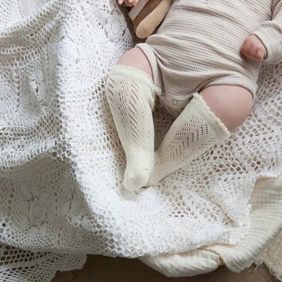 LEMONADE58｜(55cm-85cm) 2色透氣長襪兩雙組13