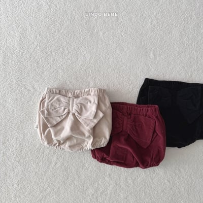 Lindo08｜(3m-18m) 蝴蝶結燈籠短褲6