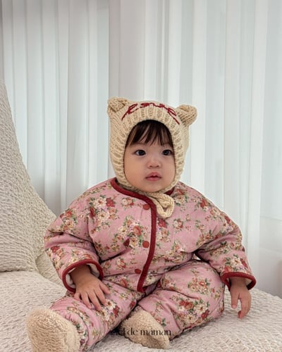 Cieldemaman14｜(76cm~94cm)  2色花花絎縫套裝7