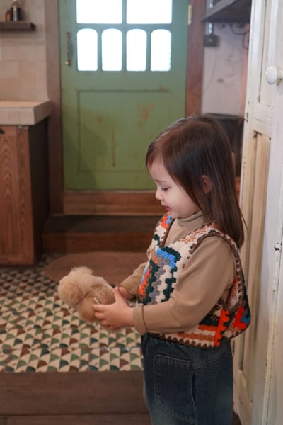 onu 20｜(70cm-115cm) 北歐花紋針織背心23