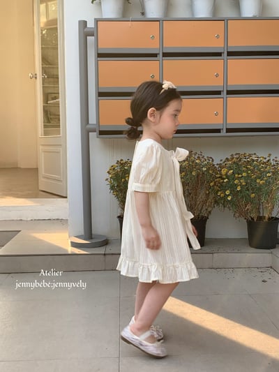 JE13｜(66-120cm) 蝴蝶結緞帶包屁洋裝7