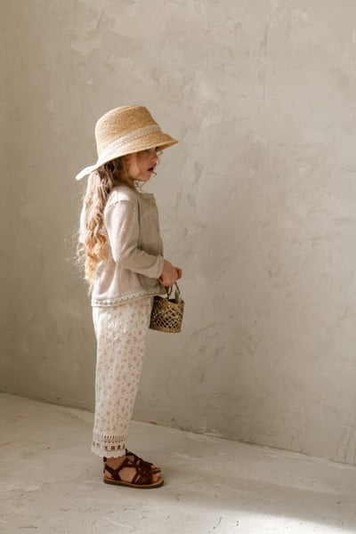 FLO21｜(75-140) 蕾絲開衫素外套7