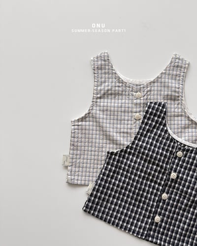 onu44｜(70cm-115cm) 格紋無袖背心3