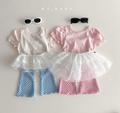 my_bebe37｜(80-120cm) 捲邊露背交叉上衣11