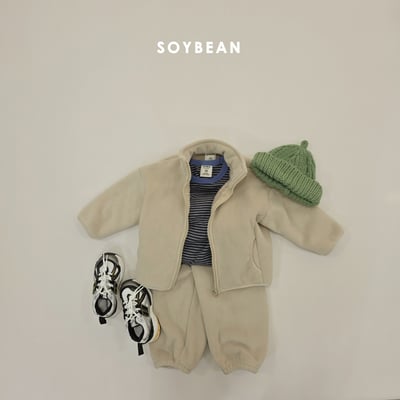 Soybean39｜(75cm-118cm) 刷毛拉鍊外套套裝14