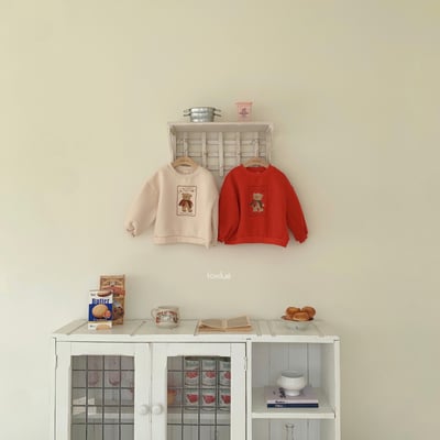 Fondue 18｜(75cm-120cm)  明信片小熊上衣2