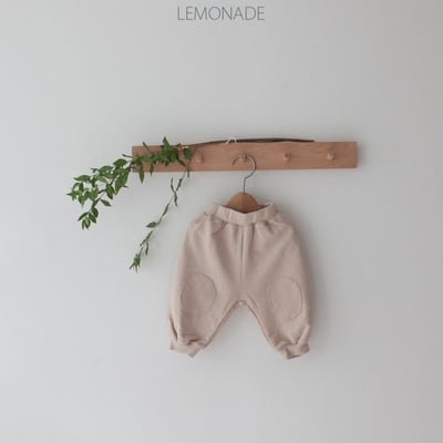 LEMONADE52｜(55cm-85cm) 2色素面拼布束口褲12