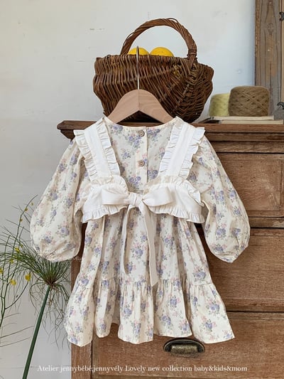 JE461｜(66-120cm) 花園荷葉背心包屁衣/洋裝8