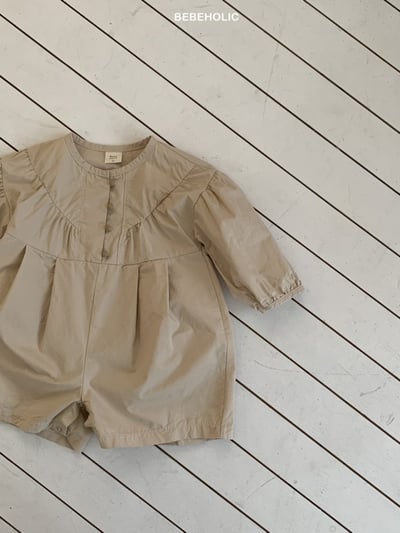 Bebe holic54｜(6m-18m) 日系簡約連身包屁褲11