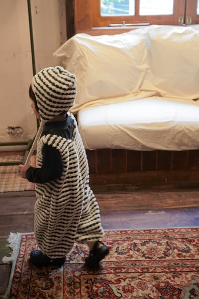 onu 14｜(70cm-115cm) 絨毛條紋連身褲10