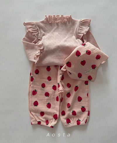 AOSTA24｜(6m-5y) 印花棉麻領巾12