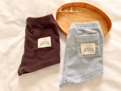 Valubebe 22｜(65-90cm) 簡約毛圈短褲3