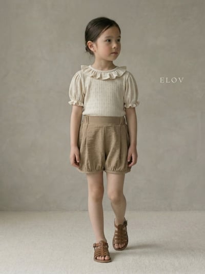 Mon petit14｜(73-118cm) 棉麻抓皺短褲11