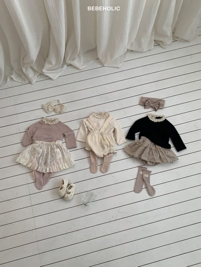 Bebe holic34｜(3m-18m) 花瓣蕾絲立領上衣18