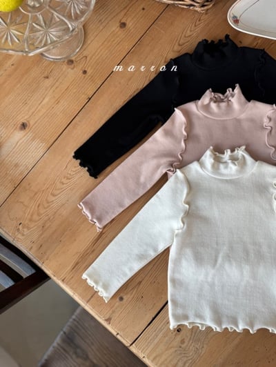 Marron 07｜(1y-6y) 經典捲邊上衣9