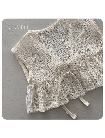 NUNU BIEL19｜(75-115cm) 蕾絲娃娃裝背心2