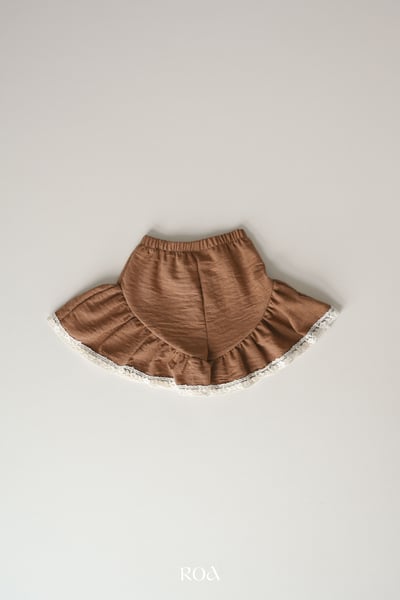 ROA34｜(6m-18m) 2色蕾絲滾邊褲裙10