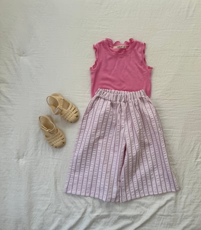 LePetitmot18｜(80-125cm) 木耳邊無袖上衣4