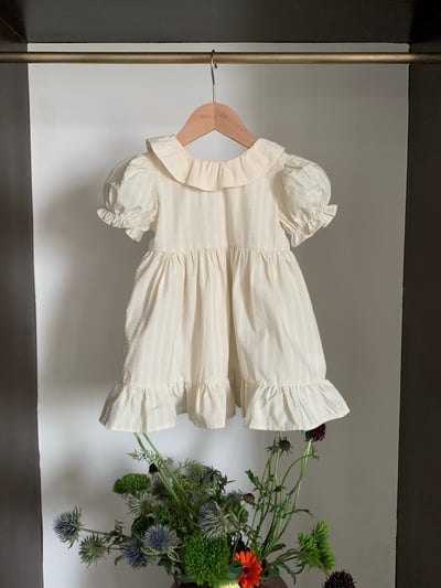 JE31｜(66-120cm) 荷葉領條紋包屁衣/洋裝7